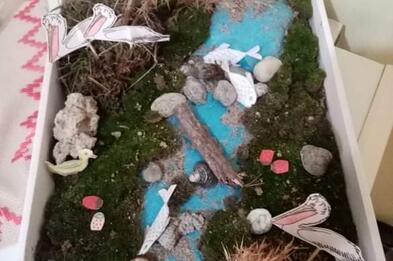 Галерия макети на децата от ателиета "Арт - свят", "Аз творя" и "Българознайко"